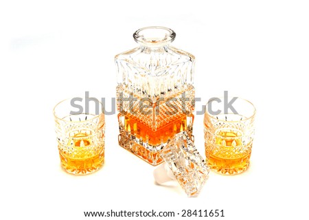 Decanter And Glasses