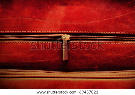 Grunge bag and zipper macro