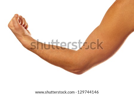Man\'s muscular arm