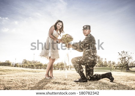 Love of Thai Soldier (HDR style)