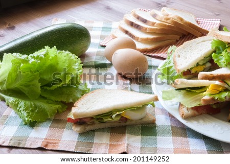 Vegetarian sandwich/Vegetarian sandwich/Vegetarian sandwich/Vegetarian sandwich
