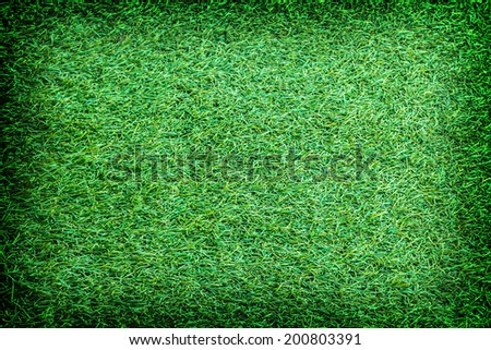 Green artificial turf texture for background.