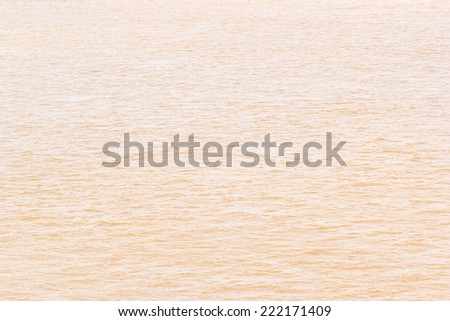 Mae Nam Khong River Flow in Thailand, Brown Water of river flow, Water background.