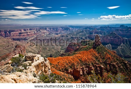 Grand Canyon National Park USA, North Rim - Point Imperial