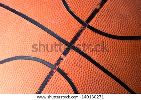 Texture of a basketball