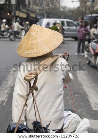 man transporting food to the market