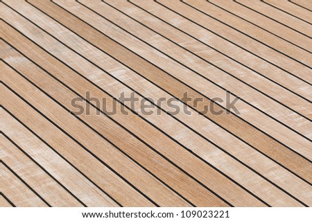 Yacht teak deck background
