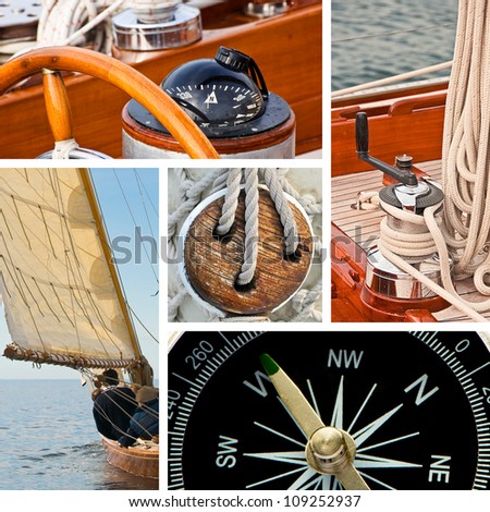 Composition of boats and nautical equipment