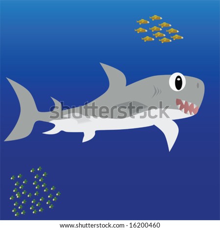 fish clip art cartoon. fish shark cartoon biodata