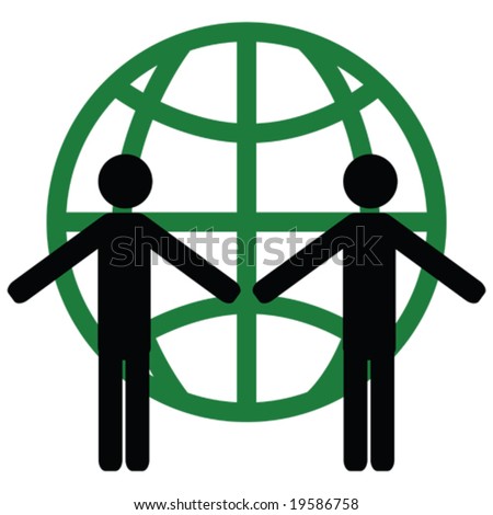 people holding hands symbol