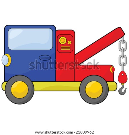 Cartoon Blue Truck