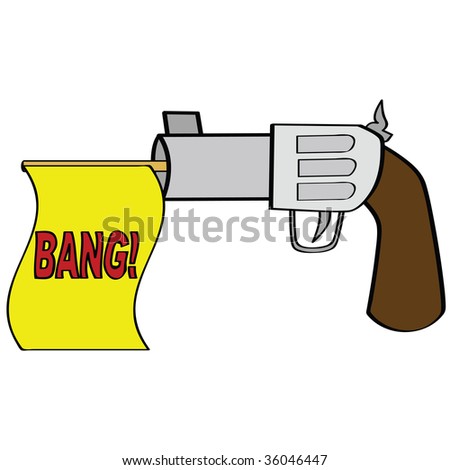 gun bang flag