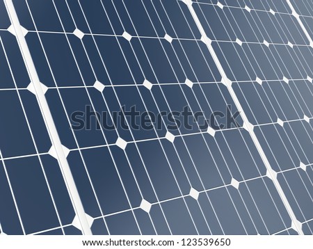 Renewable solar energy, panel texture.