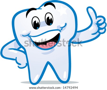 vector winking happy smiling tooth vector winking happy smiling tooth