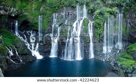 Waterfalls of the Reunion island