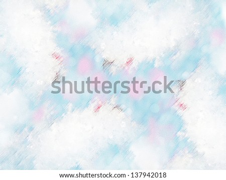 Abstract white, light blue and pink pastel background, texture
