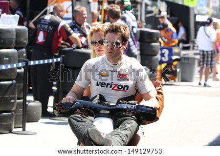 Will Power at 2013 Honda Indy in Toronto, June 14th, 2013.
