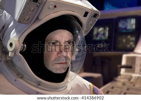 astronaut on board the spaceship