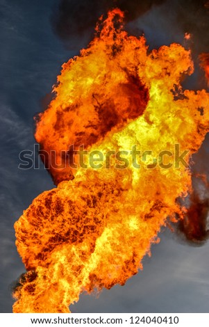 Oil fire