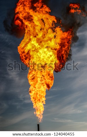 Oil fire