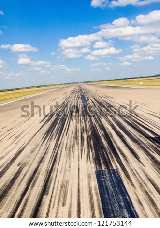 Way to the future (airport runway)