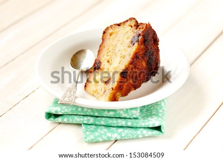 Pear and Chocolate Cake, tender pear cake with chocolate drops