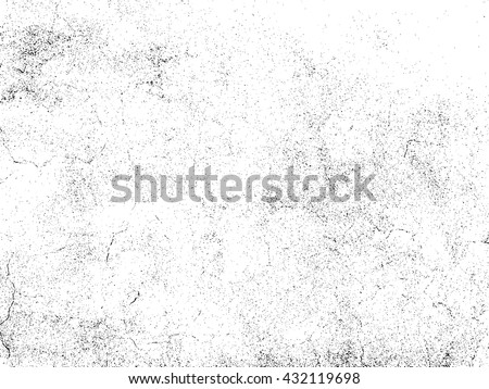 Gravel texture overlay. Subtle grain texture isolated on white background. Abstract grunge white and black background. Vector illustration.