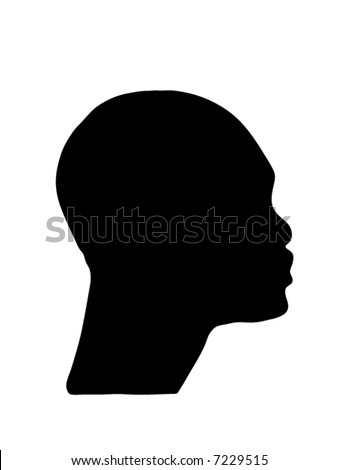 Black Afro Silhouette