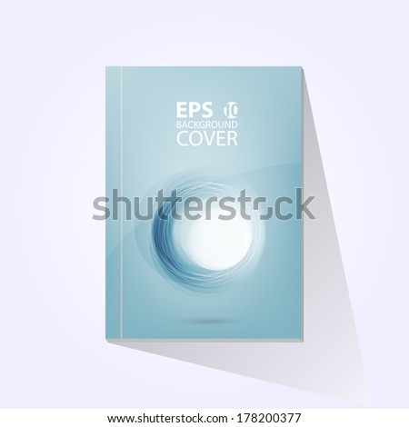 Vector brochure book jornal swirl cover design Vector brochure book jornal swirl cover design