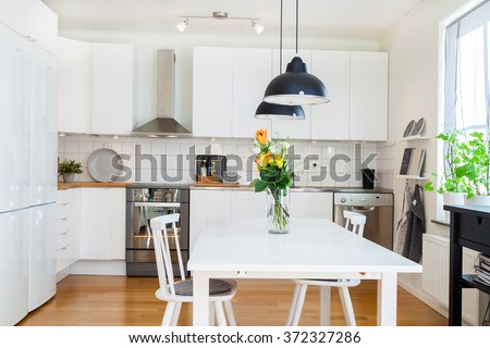 stylish kitchen interior