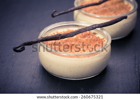 Vanilla bean Creme brulee