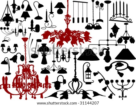 Italian+chandelier+illustration
