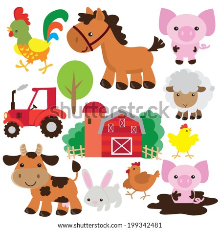 Farm animal illustration Farm animal illustration