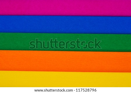 Colorful rolls of gift wrapping paper texture