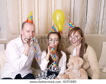 Party - family celebrate birthday