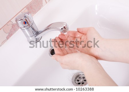 Wash your hands! / bathroom