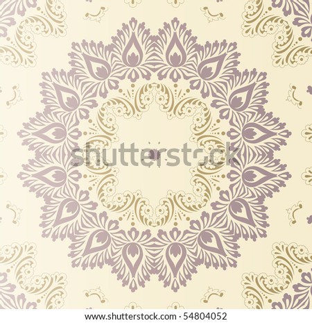 Retro Wallpaper on Retro Wallpaper Stock Vector 54804052   Shutterstock