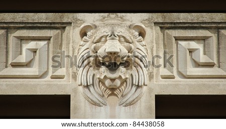 lion head pattern