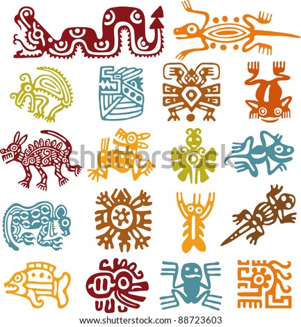 Set mexican symbols Set mexican symbols