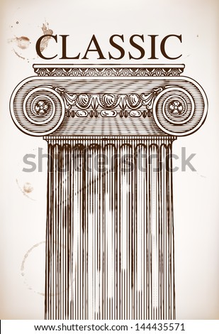 Classical Column Background