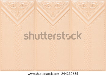 Decorative tile with volume drawing and texture of skin, a tile for dressing of rooms laid out in a pattern, nobody.