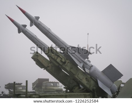 Strategik SAM system S-125M, USSR guns, cold war, rockets