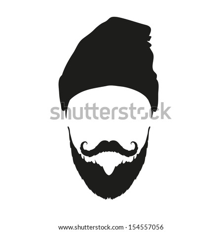 Fashion silhouette hipster style vector illustration Fashion silhouette hipster style vector illustration