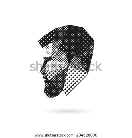Fashion man silhouette vector illustration Fashion man silhouette vector illustration