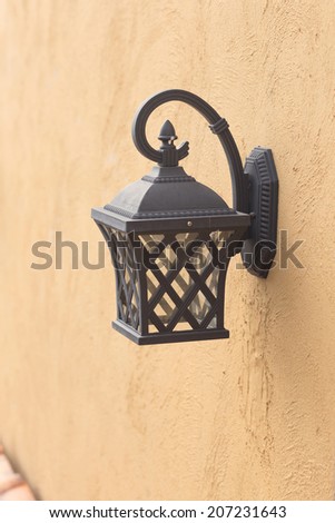 Wall lamp outdoor.