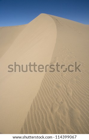 Top of a Namib desert Dune, Namibia