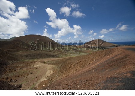 Interior landscape, Ascension Island
