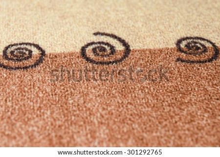 Door Mat: Blank made of coir Mat For Inserting Text . Coir a product of coconut husk, natural fiber doormat. texture of the fabric carpets Kerala India