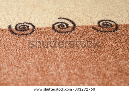 Door Mat: Blank made of coir Mat For Inserting Text . Coir a product of coconut husk, natural fiber doormat. texture of the fabric carpets Kerala India