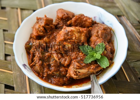 Butter chicken curry/tikka masala/Korma, hot and spicy with gravy Mumbai, North India. Food prepared using Indian spices/masala. Side dish for chapati/roti/naan/paratha